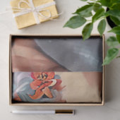 Fantasy Silver Waterverf Zeemeermin Tissuepapier