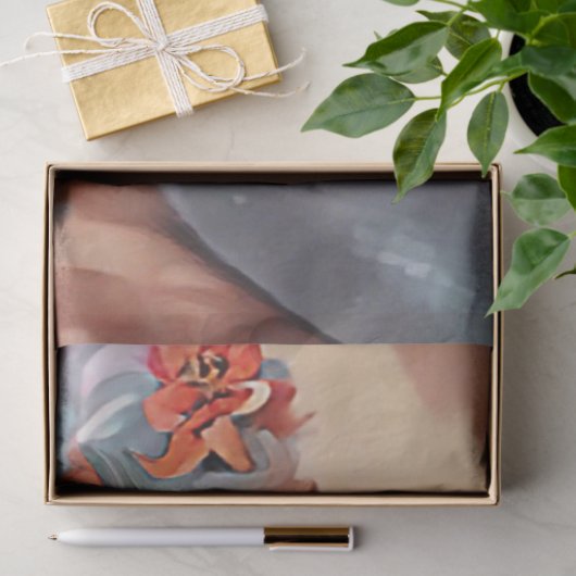 Fantasy Silver Waterverf Zeemeermin Tissuepapier (Geschenk)