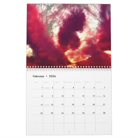 Fantasy skies kalender (Feb 2026)