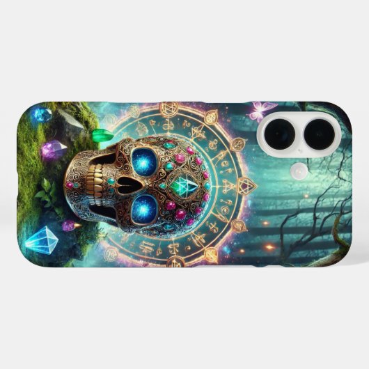 Fantasy Skull Case-Mate iPhone Case (Achterkant (horizontaal))