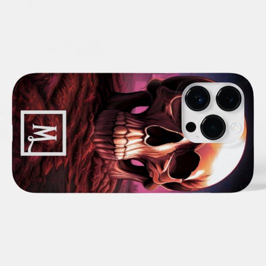 Fantasy Skull Case-Mate iPhone Case (Achterkant (horizontaal))