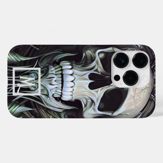 Fantasy Skull Case-Mate iPhone Case (Achterkant (horizontaal))
