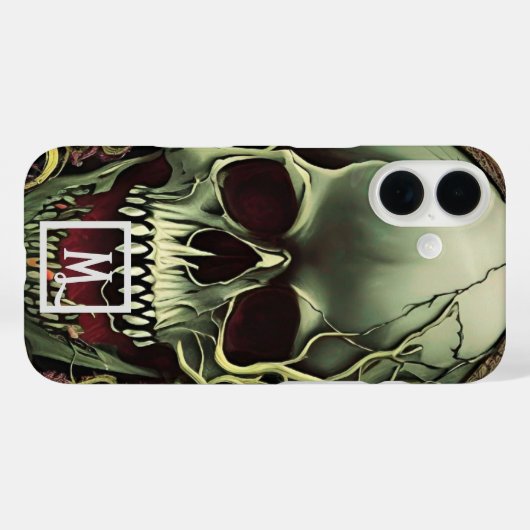 Fantasy Skull Case-Mate iPhone Case (Achterkant (horizontaal))