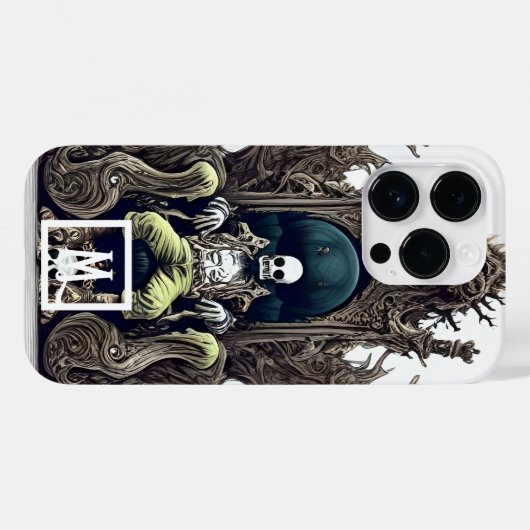 Fantasy Skull King Case-Mate iPhone Case (Achterkant (horizontaal))