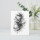 Fantasy Skulls Briefkaart (Staand voorkant)