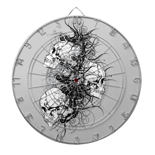 Fantasy Skulls Dartbord (Voorkant)