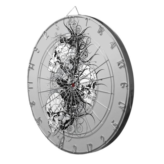 Fantasy Skulls Dartbord (Voorkant Rechts)