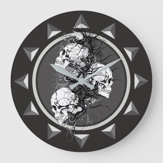 Fantasy Skulls Grote Klok (Voorkant)