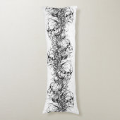 Fantasy Skulls Lichaamskussen (Voorkant Verticaal)