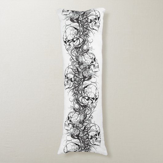 Fantasy Skulls Lichaamskussen (Voorkant Verticaal)