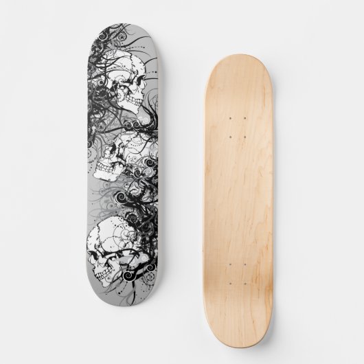 Fantasy Skulls Persoonlijk Skateboard (Voorkant)