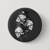 Fantasy Skulls Ronde Button 5,7 Cm (Voorkant)