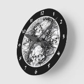 Fantasy Skulls Ronde Klok (Hoek)