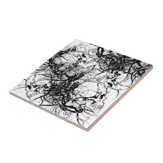 Fantasy Skulls Tegeltje (Zijkant)