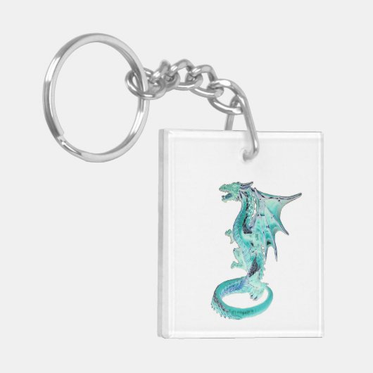 Fantasy Sky Blue Sleutelhanger (Voorkant Links)