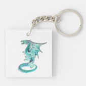 Fantasy Sky Blue Sleutelhanger (Achterkant)