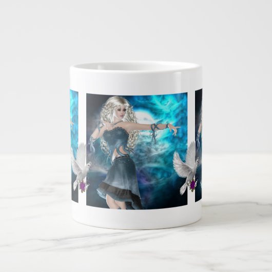 Fantasy Sky Siren Grote Koffiekop (Voorkant)