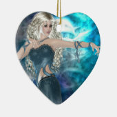 Fantasy Sky Siren Keramisch Ornament (Rechts)