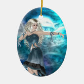 Fantasy Sky Siren Keramisch Ornament (Voorkant)
