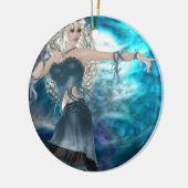 Fantasy Sky Siren Keramisch Ornament (Links)