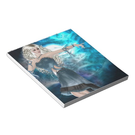 Fantasy Sky Siren Notitieblok (Schuin)