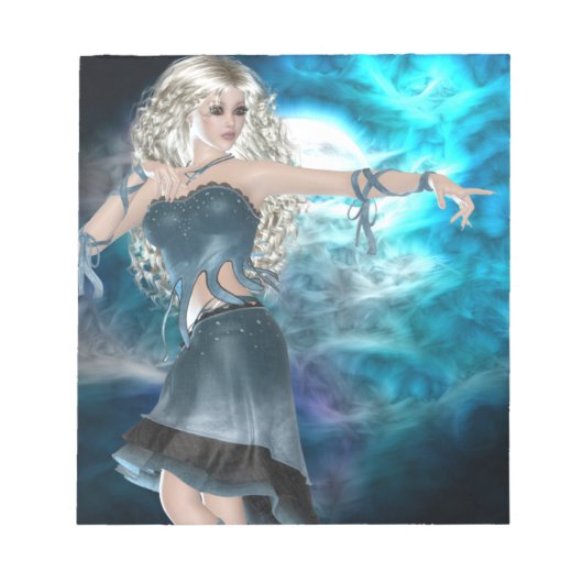 Fantasy Sky Siren Notitieblok (Voorkant)