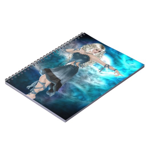 Fantasy Sky Siren Notitieboek (Linkerzijde)