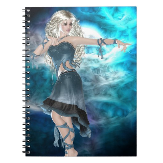 Fantasy Sky Siren Notitieboek (Voorkant)