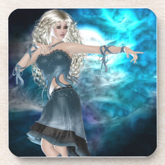 Fantasy Sky Siren Onderzetter (Voorkant)