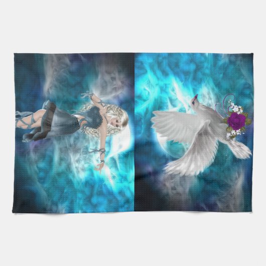 Fantasy Sky Siren Theedoek (Horizontaal)