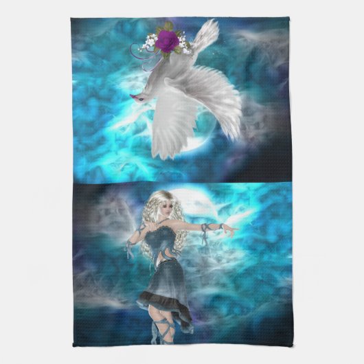 Fantasy Sky Siren Theedoek (Verticaal)