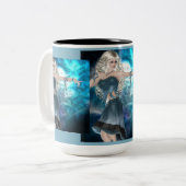 Fantasy Sky Siren Tweekleurige Koffiemok (Voorkant links)