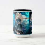Fantasy Sky Siren Tweekleurige Koffiemok (Center)