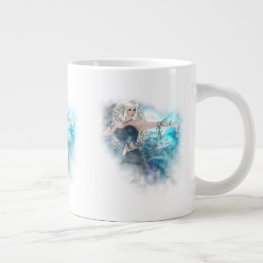 Fantasy Sky Siren Vignette Grote Koffiekop (Rechts)