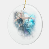Fantasy Sky Siren Vignette Keramisch Ornament (Links)
