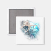 Fantasy Sky Siren Vignette Magneet (Voorkant / Achterkant)