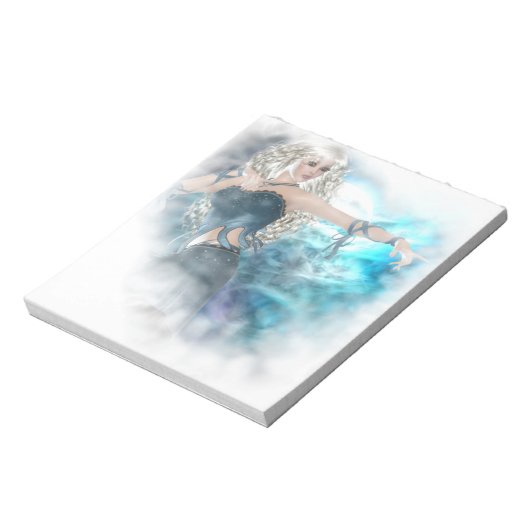 Fantasy Sky Siren Vignette Notitieblok (Linkerzijde)