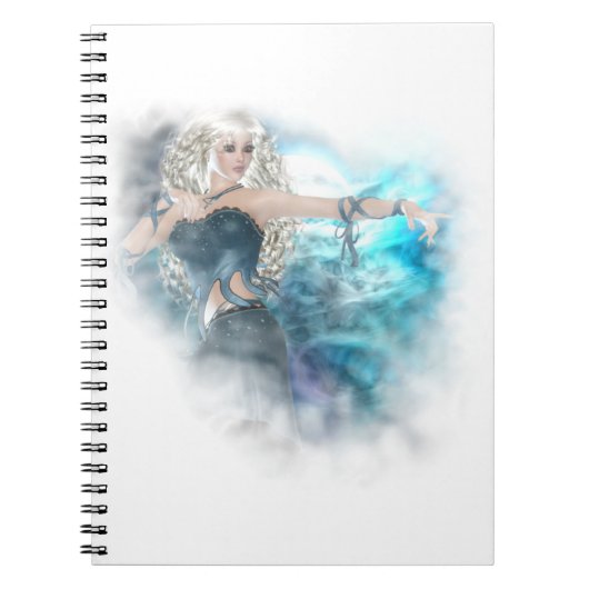Fantasy Sky Siren Vignette Notitieboek (Voorkant)