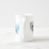 Fantasy Sky Siren Vignette Porselein Kop (Achterkant)