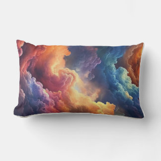 Fantasy Sky Vibe dromerig Veelkleurig Cloudscape Kussen