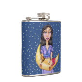 Fantasy Slaping Crescent Moon Face Woman Heupfles (Rechts)