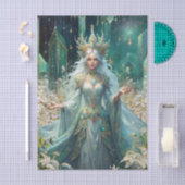 Fantasy Smaragd Koninginnen van het Bos Decoupage Tissuepapier (Craft)