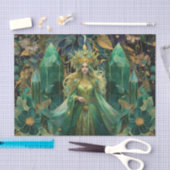 Fantasy Smaragd Koninginnen van het Bos Decoupage Tissuepapier (Craft)