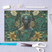 Fantasy Smaragd Koninginnen van het Bos Decoupage Tissuepapier (Craft)