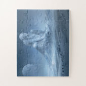 Fantasy Sneeuw Ijsman Beeldhouwwerk Legpuzzel (Verticaal)