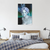 Fantasy Sneeuwfee Canvas Afdruk (Insitu (Slaapkamer))