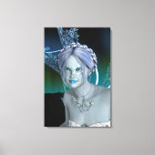 Fantasy Sneeuwfee Canvas Afdruk (Voorkant)