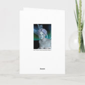 Fantasy Sneeuwfee Feestdagen Kaart (Achterkant)