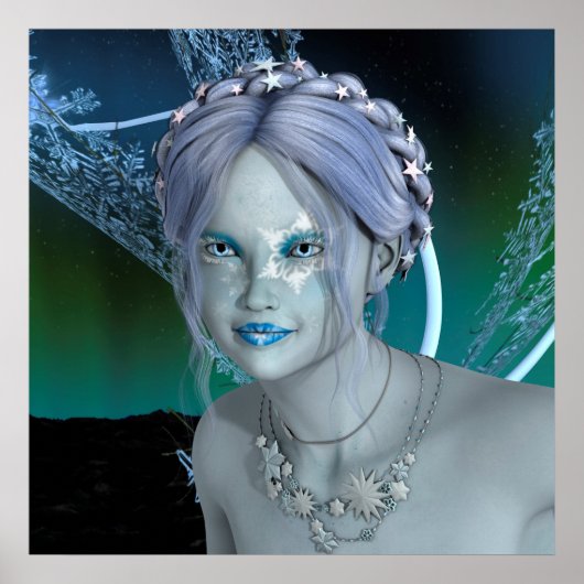 Fantasy Sneeuwfee Poster (Voorkant)