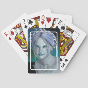 Fantasy Sneeuwfee Speelkaarten